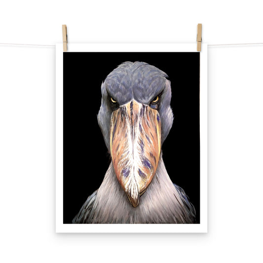 Shoebill Stork Painting Print